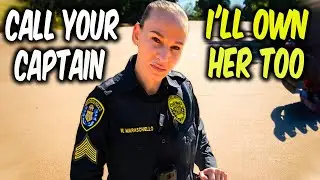 &ldquo;GIVE ME YOUR ID!&rdquo; Female Cops Get Put In Their Place &mdash; Walk of Shame After ID Refusal | Audit Fail