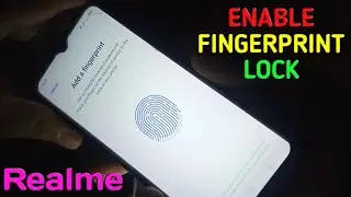 How to Enable Fingerprint Lock in Realme 5