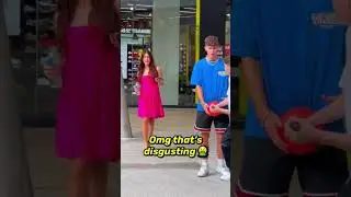 ШАЛОСТЬ С НАКАЧИВАНИЕМ МЯЧА 😉 #шорты