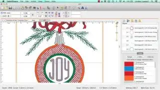Customizing Mylar Christmas Ornaments with Embrilliance Essentials
