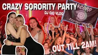 CRAZY Sorority Party!! | Out till 2am! 21+ at Club! Gig Vlog!