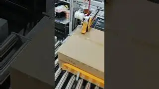 Automatic carton packaging machine, carton sealer.#machine  #packing #carton #factory #sealer