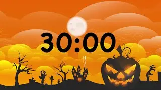 30 Minute Halloween Timer with Music | Soothing Lovers