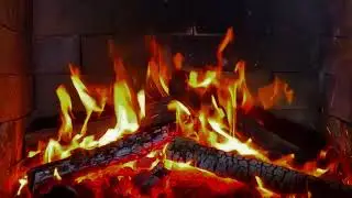 🔥  Fireplace 4K || Crackling Fire Sounds for Relaxing and Create Cozy Ambience