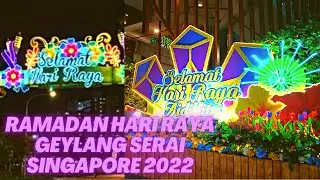Singapore Ramadan Bazar Geylang Serai (Walk Thru Souq)LightUp Hair Raya 2022 Kampong Glam