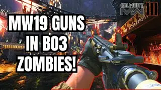 MW19 GUNS IN BO3 ZOMBIES (BO3 Zombies MW19 Weapons Pack Mod on Shadows of Evil)