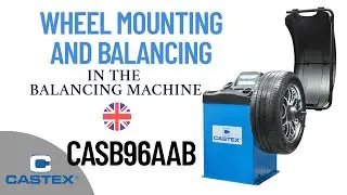 Wheel mounting and balancing in balncing machine  CASB96AAB