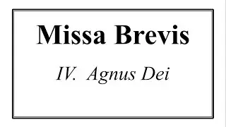 Agnus Dei - Martin Gaskell (score video)
