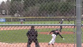 Tannis Lange Hits off Nolan Buss