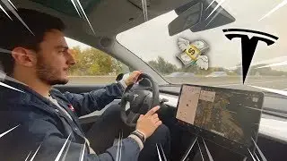 J'ai test&eacute; une Tesla Model 3 (la voiture du futur)