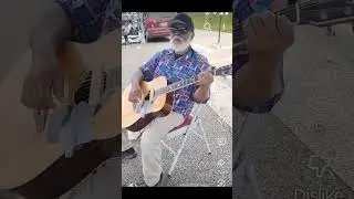 Song, Goodnight Irene, by Leadbelly, covered by T.A.Awua guitar larteh ghana.