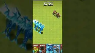 Max Electro Dragons Vs 2 Max Air Sweeper | Clash Of Clans | #shorts #cocshorts