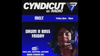 DnB Friday on Cyndicut radio with DJ Melt Jan. 23, 2026 #dnb#drumandbass#jungle#junglednb #femaledj