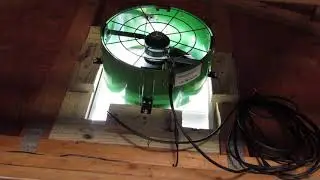 Solar Powered Gable Mount Attic Fan