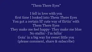 THEM THERE EYES Lyrics Words trending Rod Bing Louis Armstrong Billie Holiday sing along song music