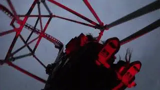 Sky Scream Nachtfahrt Night-Ride | Sky Rocket 2 Premier Rides | Holiday Park 2024 | POV ONRIDE