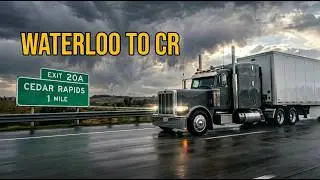 Waterloo to Cedar Rapids - American Truck Simulator - #ats #americantrucksimulator