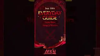 28th September Guide for #afkjourney | #dreamrealm #duratrials #voyageofwonders #supremearena