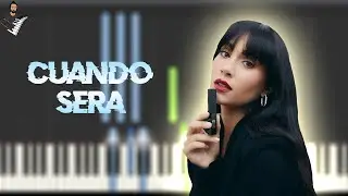Cuando será - Aitana | Instrumental Piano Tutorial / Partitura / Karaoke / MIDI
