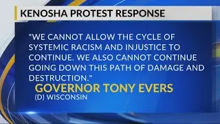 Wisconsin governor declares state of emergency after night of protests