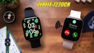 Zebronics Zeb Fit7220CH⚡️ | Телефонные звонки 📞 | Дисплей 1,75 дюйма | Металлический корпус | 3499 рупий 🔥