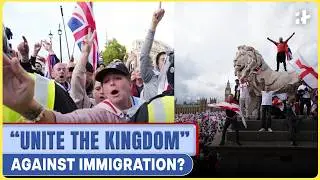 Over 100,000 Join Protests Against Immigration in London