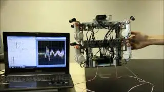 Active Vibration Canceling of a Cable-Driven Parallel Robot in Modal Space