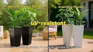 GreenShip Planters vs Traditional Plastic Pots 🌿 | Which One Should You Choose?