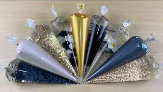 Making Bubbles Pearl Clear Slime With Piping Bags | Satisfying Slime Video Asmr #0284