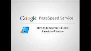 Disable Rewriters feature on PageSpeed Service