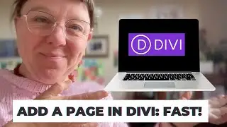 Divi Tutorial Add a Page and Navigation Menu in 5 Minutes