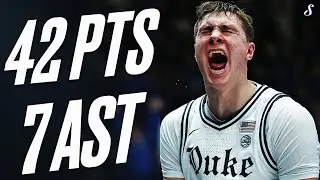 Cooper Flagg Breaks ACC & Duke Freshman Single-Game Scoring Record | Full Highlights | 1.11.2025