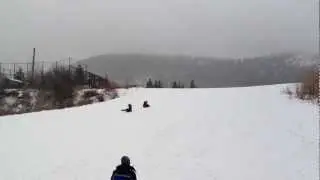 Colorado!  Real Kid Views - Sledding at the Aspen Recreation Center