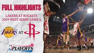 2009 Playoffs WCSF Game 4 - Los Angeles Lakers at Houston Rockets - Full Highlights