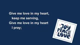 Give me joy in my heart (Sing Hosanna) StF 76