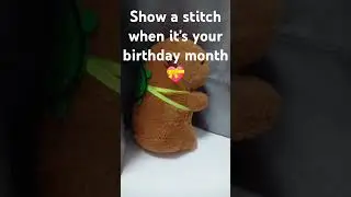Show a stitch when it's your birthday month 😄🥳 #stitch