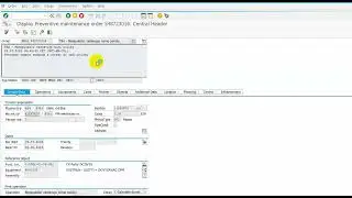 How to check document flow in work orders SAP PM