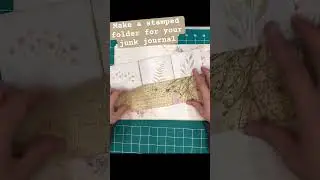 Super easy trifold made from one piece of paper. #paperinspiration #junkjournal #prayerjournal