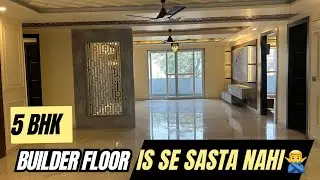 Best Option at Best Price !! 5 BHK Builder floor in Gurgaon | Close to Golf Course Road Gurgaon