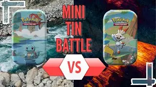 Pok&eacute;mon MINI TIN BATTLE - Squirtle vs Scorbunny