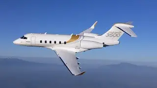 Challenger 3500 business jet