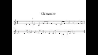 Oh my Darling Clementine instrumental