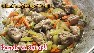 Stir Fry Chicken with Sayote and Carrot | Ulam Ideas 