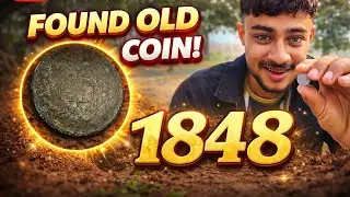 Found a 178 years old coin😮 in treasure hunt challange.