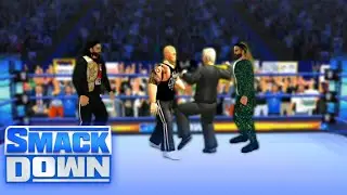 Cody Rhodes Slaps The Rock At Smackdown #wwe #wr3d wwe2k24