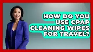 How Do You Use CPAP Cleaning Wipes For Travel? - Sleep Apnea Support Network
