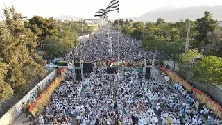 Aerial Glimpses of JUI's Massive Million March in Quetta