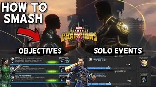 How To Smash The Objectives and Solo Events | Quick Grind Guide | Marvel Contest of Champions