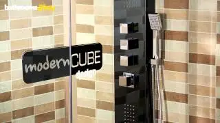 Aspire Black Shower Panel