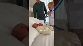 newborn babies with the after checking babies start crying loudly#baby #viral #shorts